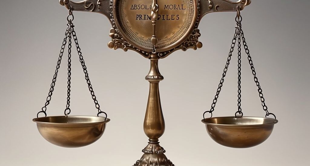 Image of Balance scale depicting the purpose of Ethics and Professionalism