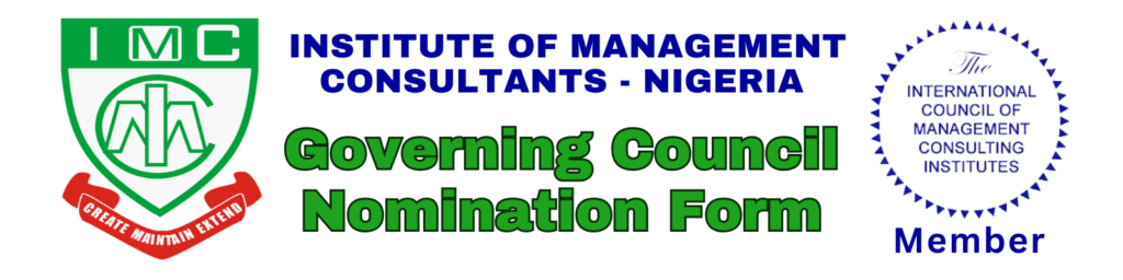 IMC Nig Governing Council Nomination Form